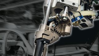 Das Adaptive DFS ist eine adaptive Montageeinheit für die Fließformverschraubung mit geregeltem elektrischen Antrieb sowohl für den Vorschub- als auch den Schraubprozess. (Deprag)