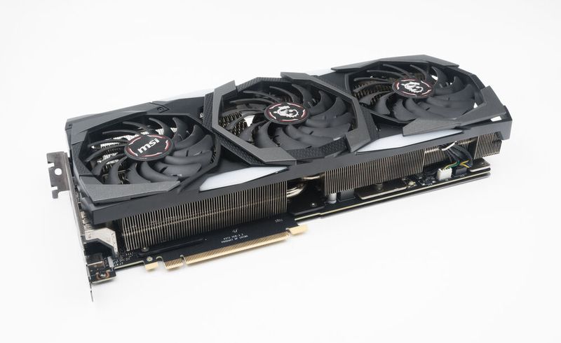 GeForce RTX 2080-Modell des Nvidia-Partners MSI von 2018. (Bild: 2023 MSI GeForce RTX 2080 Gaming X Trio (3) / Jacek Halicki / CC BY-SA)
