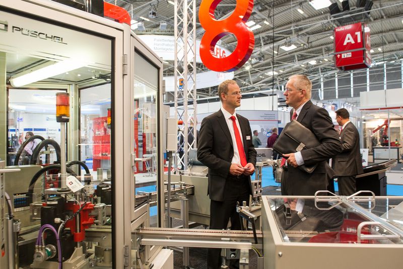 Rückblick: Impressionen von der Automatica 2012. (Bild: Messe München)