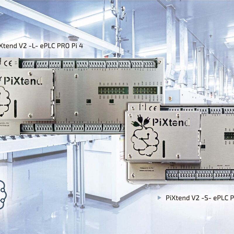 PiXtend Pi 4:  leistungsstarke, speicherprogrammierbare Steuerung