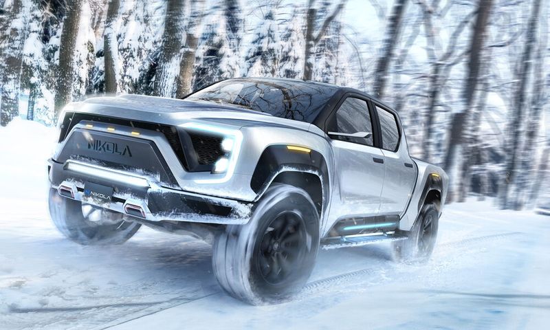 Eine 160 kWh große Lithium-Ionen-Batterie sorgt für eine Reichweite von fast 500 Kilometer.  (Bild: Nikola)