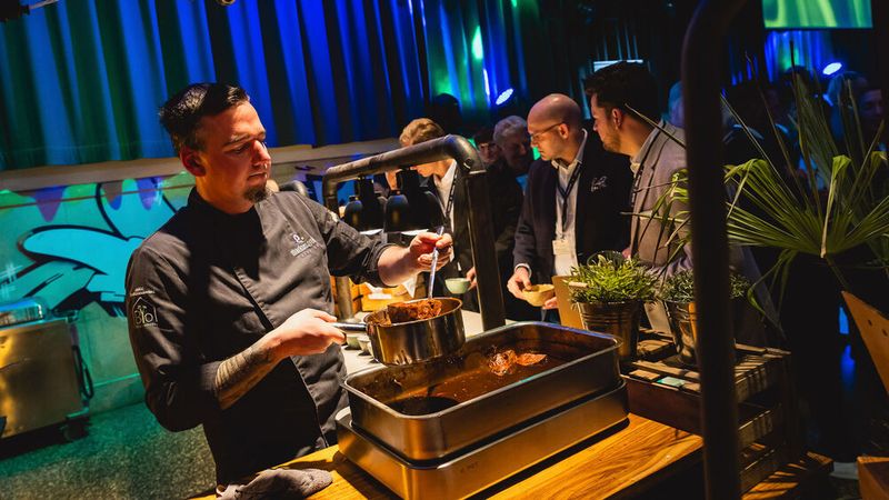 Nach der Preisverleihung sorgte Markus Grein Catering für das leibliche Wohl. (Bild: stefan bausewein)