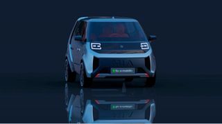 Die Neuauflage des Stadt-Stromers Mia ist erwachsener geworden – sie soll dabei allerdings immer noch freundlich wirken.  (Fox E-Mobility)