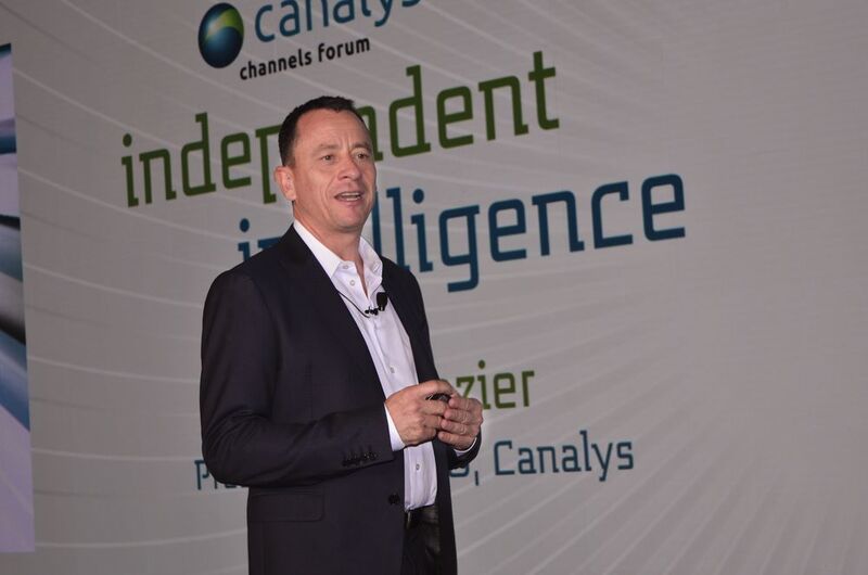 Steve Brazier, CEO Canalys eröffnet das diesjährige Channel Forum, das unter dem Motto Independent Intelligence steht. (Vogel IT-Medien GmbH)