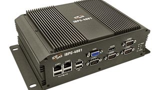 Der lüfterlose Embedded PC der iBPC-Serie bietet eine Vielzahl von Anschlussmöglichkeiten. (ICPDAS)