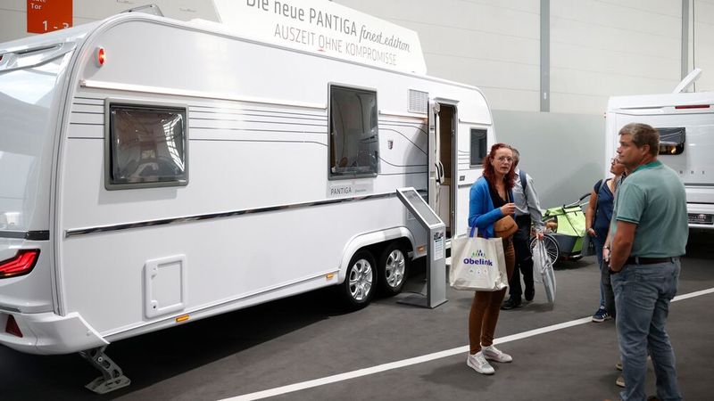 Das Top-Modell von Tabbert fährt auf Doppelachse. (Bild: Knaus Tabbert)