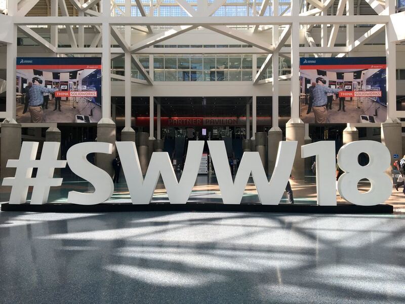 Das Convention Center von Los Angeles begrüßte die Besucher der Solidworks World. (Stefanie Michel)