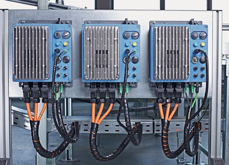 Der Feldverteiler Nordac Link ist eine komfortable Antriebslösung für die flexible, dezentrale Installation. (Bild: Nord Drivesystems)
