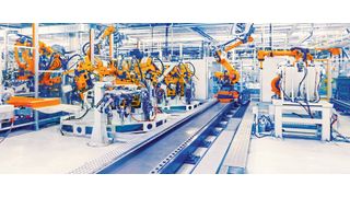 Linearführungen können sowohl bei Industrierobotern als auch bei Cobots den Bewegungsradius erweitern. Das macht den Robotereinsatz flexibler. (Bild: © Nataliya Hora - stock.adobe.com)