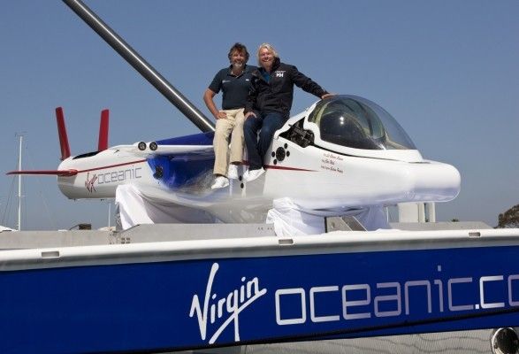 DeepFlight Challenger: ein Prototyp, mit dem der Abenteurer Steve Fosset den Marianengraben in 37.000 Fuß Tiefe erforschen wollte.  (DeepFlight)