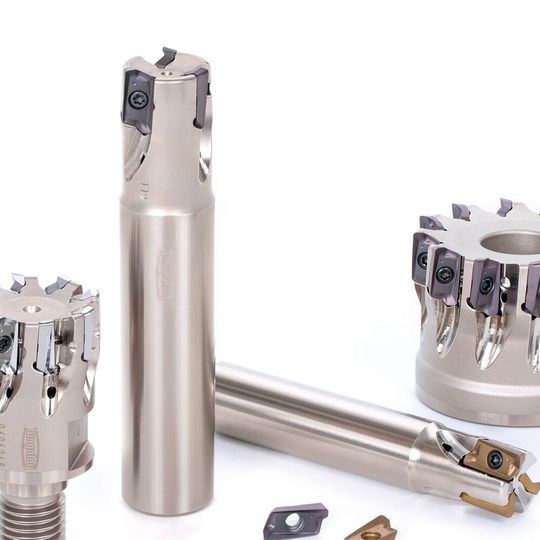 The new Tungforce-Rec 12 boasts a 50 percent higher tooth density than competing shoulder milling cutters of the same size. The new Tungforce-Rec 12 boasts a 50 percent higher tooth density than competing shoulder milling cutters of the same size.