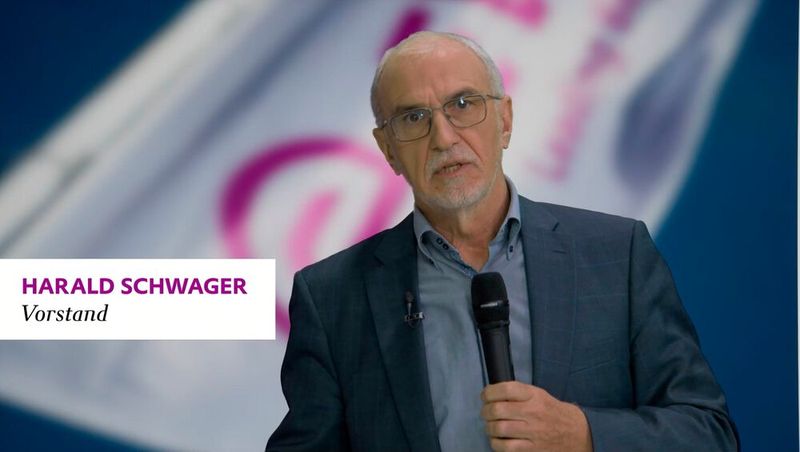 Harald Schwager, stellvertretender Vorstandsvorsitzender von Evonik: „Unsere neue Innovationsstrategie weist den Weg, wie wir mit nachhaltigen Produkten und Lösungen das Wachstum von Evonik künftig noch stärker unterstützen und zugleich den ökologischen Fußabdruck unserer Kunden verringern.“ (Bild: VCG)