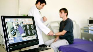 La téléconsultation avec le logiciel Covotem. (Image: Covalia) (Archiv: Vogel Business Media)