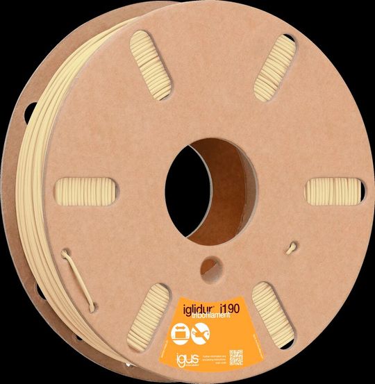 Igus has launched a PTFE-free filament for 3D printing applications that offers up to 100 times less wear.(Source:  Igus)