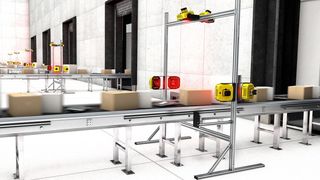 Eine weitere Anwendung, bei der der Dataman 380 von Cognex punktet – schnelles Barcode-Erfassen bei der Paketlogistik. (Bild: Cognex)