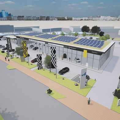 In Kassel errichtet die Hermann-Gruppe ein großes Autohaus für Renault, Dacia und Alpine, um den Großraum Kassel für diese Marken zu erschließen. (Bild: Autohaus Hermann)