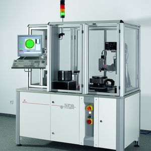Herzstück der Wafer-Prüfanlage ist die Software von SPA, mit deren Hilfe der Ausschuss markiert werden kann.