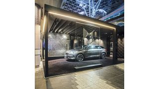 Ein Stück Vergangenheit: Die PSA-Premiummarke DS Automobiles war 18 Monate im Londoner Einkaufszentrum Westfield präsent. (Bild: DS Automobiles)
