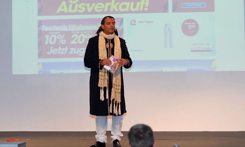 Sanjay Sauldie, Erfinder der Intermarketing-Strategie iROI (Internet Return on Invest), erklärte warum es so wichtig ist, im Internet gefunden zu werden und wie's funktioniert (Archiv: Vogel Business Media)