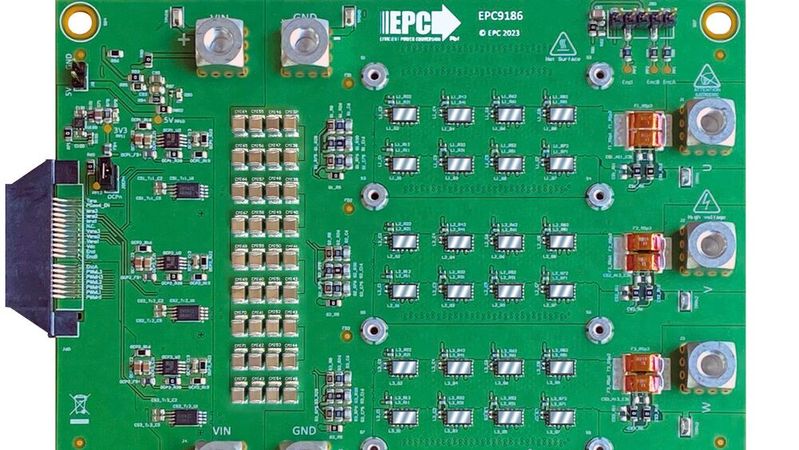 Bild 1: EPC9186HC2/HC3 Evaluierungsboard.(Bild:  Efficient Power Conversion (EPC))