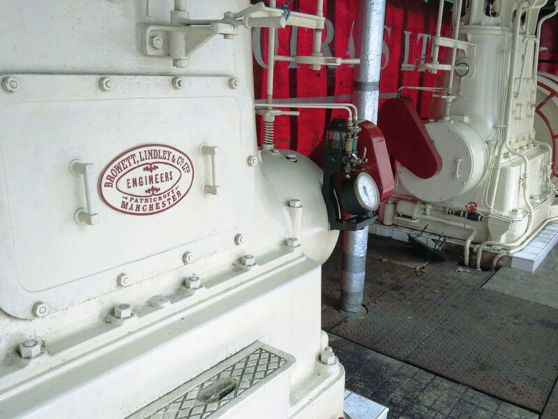 In Nottingham unterstützt Rheintacho das Papplewick-Pumpwerkmuseum bei der Sanierung einer Verbunddampflokomotive und saniert die Drehzahlmesser in historischer Optik. (Bild: Rheintacho)