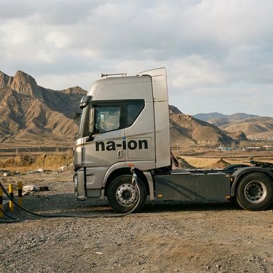 In China, several companies are working on sodium-ion batteries for heavy trucks. (Image: )