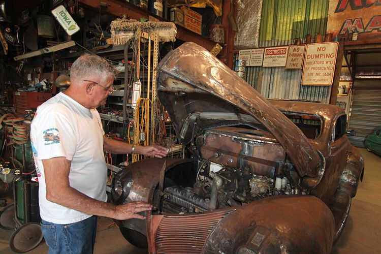 Während er in seinen Kindertagen noch viel improvisieren musste, arbeitet Adams heute professioneller. Schließlich hat er nach der Schule eine Mechaniker-Lehre gemacht und seine Werkstatt entsprechend aufgerüstet. (Foto: SP-X/Benjamin Bessinger)