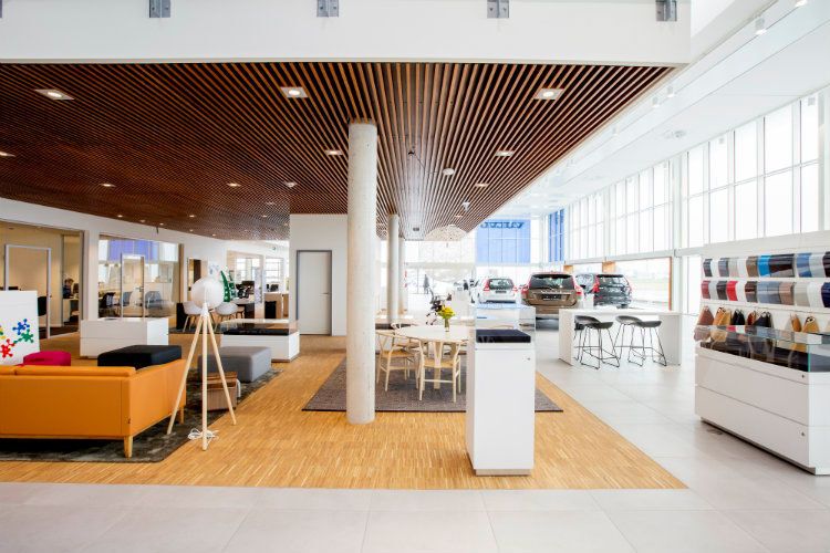 ... Gleiches gilt für den Volvo-Schauraum. (Volvo)