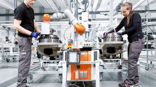 Kuka zeigt in Hannover die Zukunft der intelligenten Automatisierung. (Kuka)