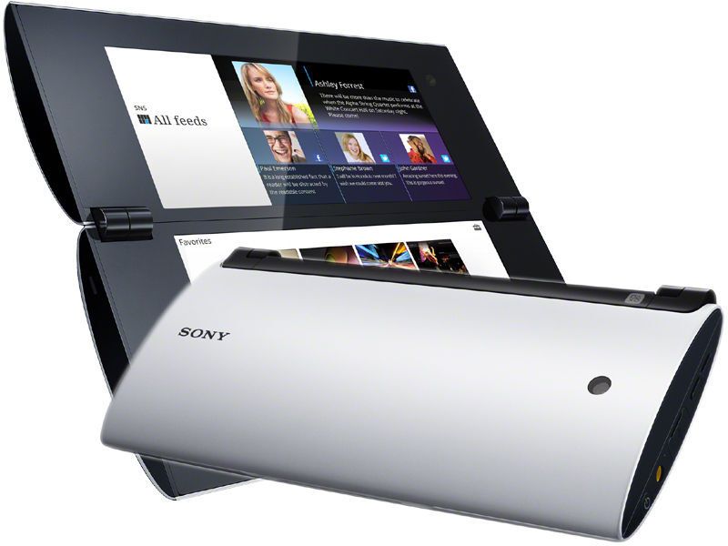 Das Sony Tablet Modell P besitzt zwei 5,5-Zoll-Displays und lässt sich für den Transport zusammenklappen. (Archiv: Vogel Business Media)