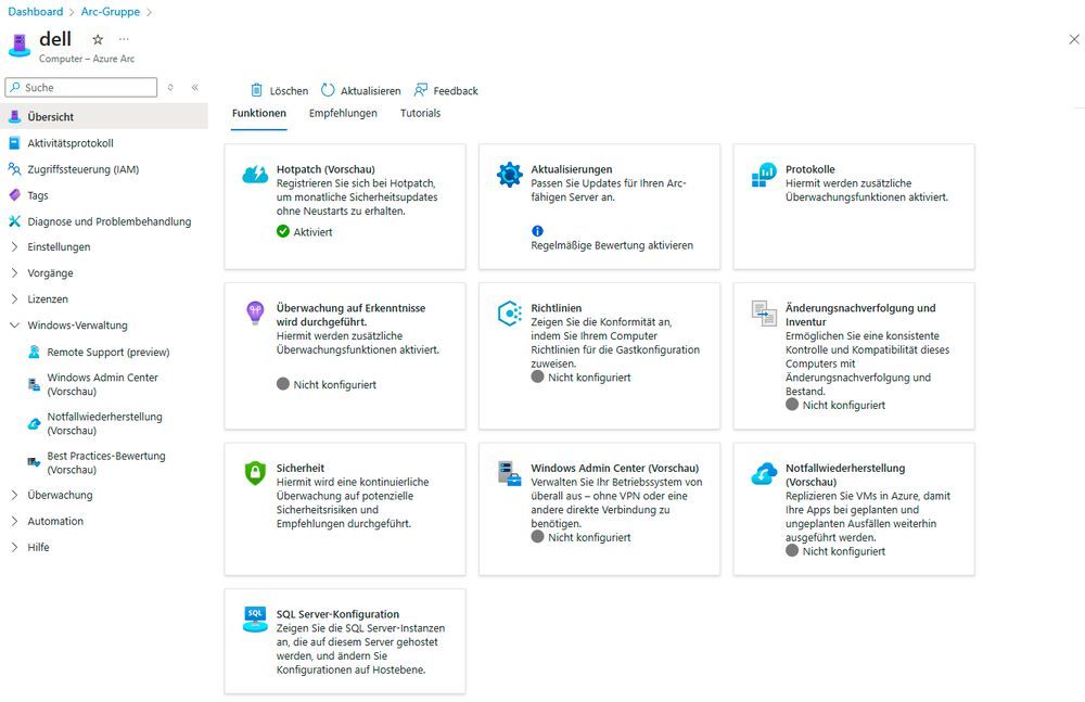 Mit Azure Arc lokale Windows-Server an die Microsoft-Cloud binden ...