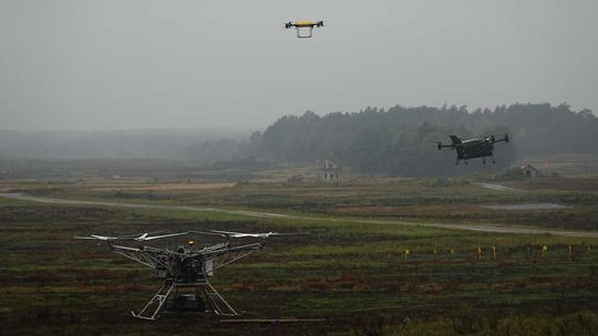 At the Land Experimental Series at the Bergen military training area in Lower Saxony, innovations — particularly uncrewed systems — are being tested for their suitability for use by the troops.(Source:  Bundeswehr/Janin Garzke)