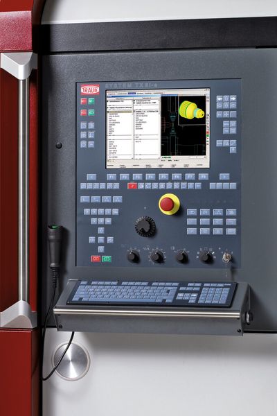 Die Traub TNK42 mit der CNC-Steuerung TX8i-s und Traub-Innovation. (Bild: Traub)