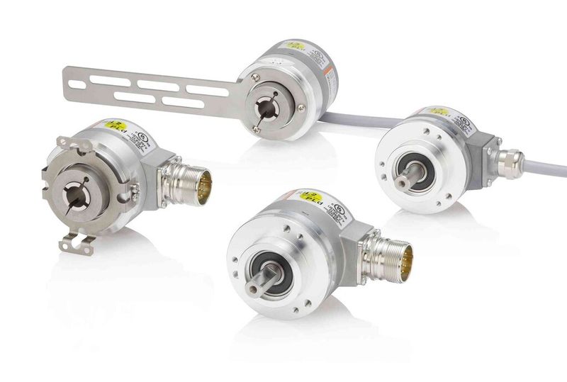 Zertifizierte Sendix SIL Drehgeber zur sicheren Erfassung von Geschwindigkeit und Position (Bild: Kübler)