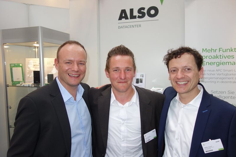 (v. l.) Christian Nagel, Jens Gieseke und Stefan Scharf, ALSO (Bild: IT-BUSINESS)