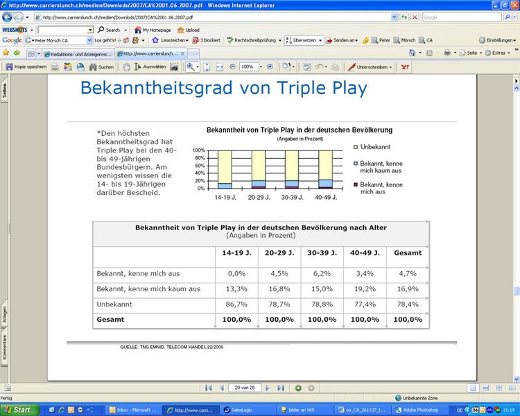 Abbildung 1: Noch ist vielen unklar, was Triple Play überhaupt bedeutet. Derweil basteln IT- beziehungsweise Netzwerkarchitekten längst an der Voraussetzung, einer konvergenten Infrastruktur. (Archiv: Vogel Business Media)