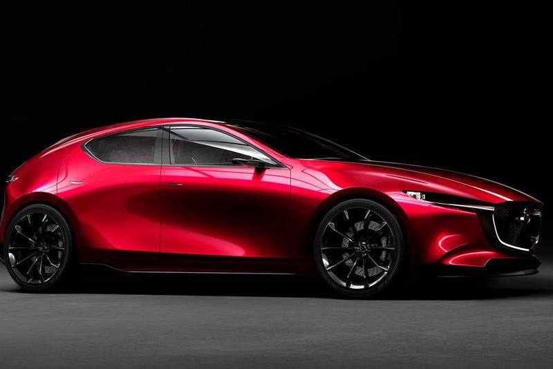 Der Mazda Kai Concept, der auf der Tokyo Motor Show erstmals enthüllt wurde, gibt einen Ausblick auf den neuen Mazda3, der 2019 auf den Markt kommt. (Mazda)