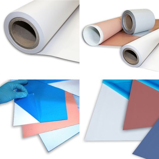 Wärmeleit- und Isolierstoffe gibt es in Form von Folien, Platten, oder „von der Rolle“.  (Bild:  Dr. Dietrich Müller GmbH)