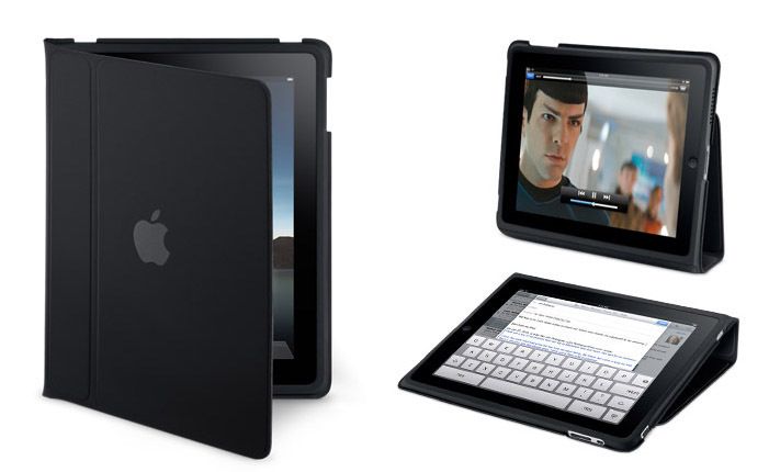 Die Hülle für das iPad dient wahlweise als Schutz beim Transport, als Ständer oder als Unterlegkeil. (Archiv: Vogel Business Media)