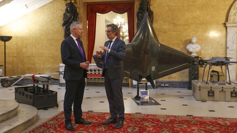 Minister for Defence Readiness and Industry, Luke Pollard and German State Secretary for Armament, Innovation and Cyber, Jens Plötner (from left to right).(Source:  GOV.UK)