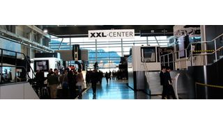 Auf einer Ausstellungsfläche von 7400 m² zeigte der Innovationsführer sein breit gefächerte Produktportfolio, Platz fanden dabei auch XXL-Center. (Bild: Sonnenberg)