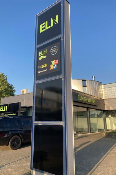 ELN hat die CI neu gestaltet. Mehrmarken-Center haben fünf Jahre Zeit, sie in ihren Betrieben umzusetzen. (Bild: ELN Systems)