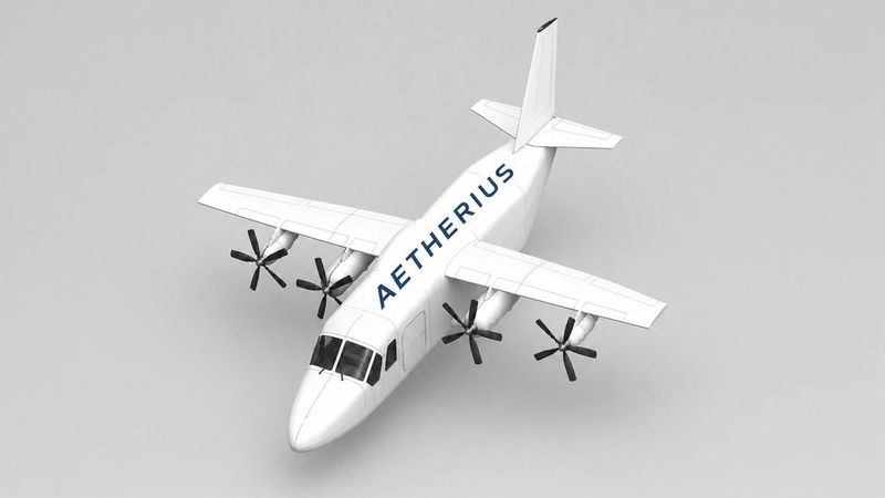 Aetherius (TU Darmstadt) ist ein modulares, CS-23-konformes Forschungsflugzeug, das die experimentelle Validierung eines hybriden, wasserstoffelektrischen Antriebssystems anstrebt, das durch eine Kombination aus hochtemperatur-PEM-Brennstoffzellen (HT-PEMFC), einem 150 Kilowattstunde-Lithium-Ionen-Batteriepuffer und einem verteilten elektrischen Antrieb (Distributed Electric Propulsion, DEP) auf einem hochstreckigen Flügel mit Hochauftriebsystemen realisiert wird. Die zentrale wissenschaftliche Frage lautet: Wie kann DEP, kombiniert mit Hochauftriebsflächen, die transienten Leistungsdefizite und thermischen Herausforderungen eines HT-PEMFC-Antriebs in einem Regionalflugzeug überwinden? (Bild: TU Darmstadt/AETHERIUS)