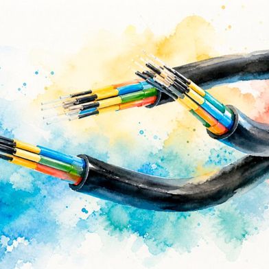 Über eine Milliarde Dollar investiert Google in Dark-Fiber-Verbindungen von Verizon für Datacenter. (Bild: DCmag)