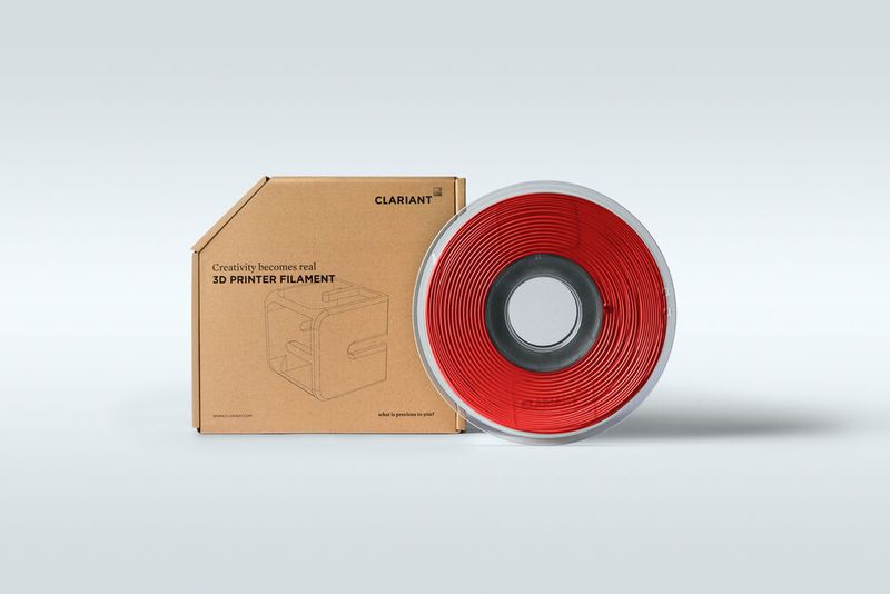 Clariant 3D Printer Filament. (Clariant)