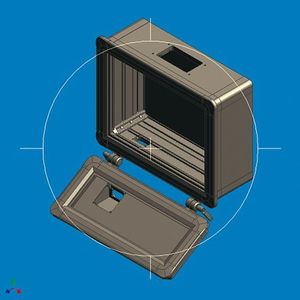 Bild 2: Der Comfort-Panel-Konfigurator bietet für individuelle Bediengehäuselösungen eine visualisierte Darstellung und ein 3D-CAD-Modell im erforderlichen Format, um es in Maschinen- und Anlagenkonstruktionen zu übernehmen.