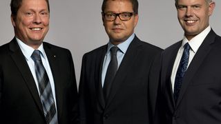 v.l. Die Wago-Geschäftsführung: Sven Hohorst, Axel Börner und Ulrich Bohling. (Wago)