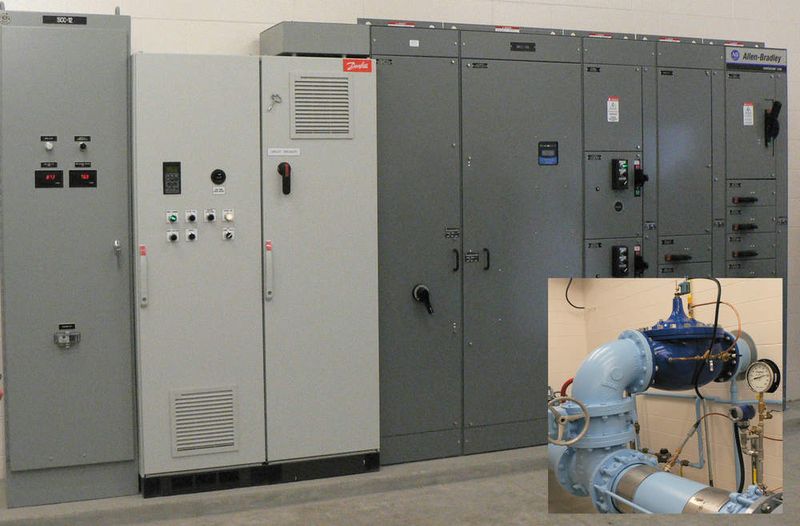 Der US-Wasserversorger „Loves Park“ setzt auf Drives von Danfoss. Im Brunnen Nummer 6 hat er einen VLT 8352 installiert, mit dem man spürbar die Energiekosten senken konnte. Bild: Kluger (Archiv: Vogel Business Media)