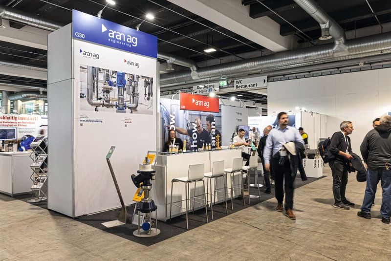 Die Pumps & Valves Zürich: Auf der zentralen Plattform für industrielle Pumpen-, Armaturen- und Prozesstechnik zeigen die Aussteller vom 26. bis 27. November 2025 in der Messe Zürich  ihre Drive‑, Filter‑ und Prozesslösungen. (Bild: Easyfairs/Sara Barth)