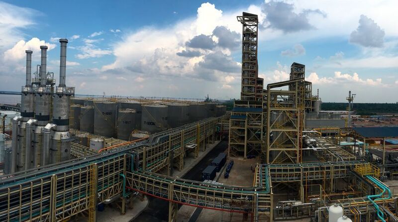 The Dumai plant has an annual production capacity of 160,000 metric tonnes of fatty alcohol per year.  (Cepsa)